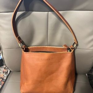 Portland Leather triangle bag